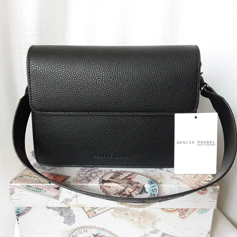 Denise Roobol Mini Nikki Crossbody or Shoulder Bag Black